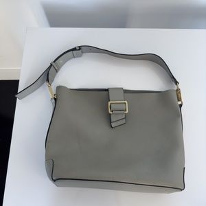 Grey Leather Purse